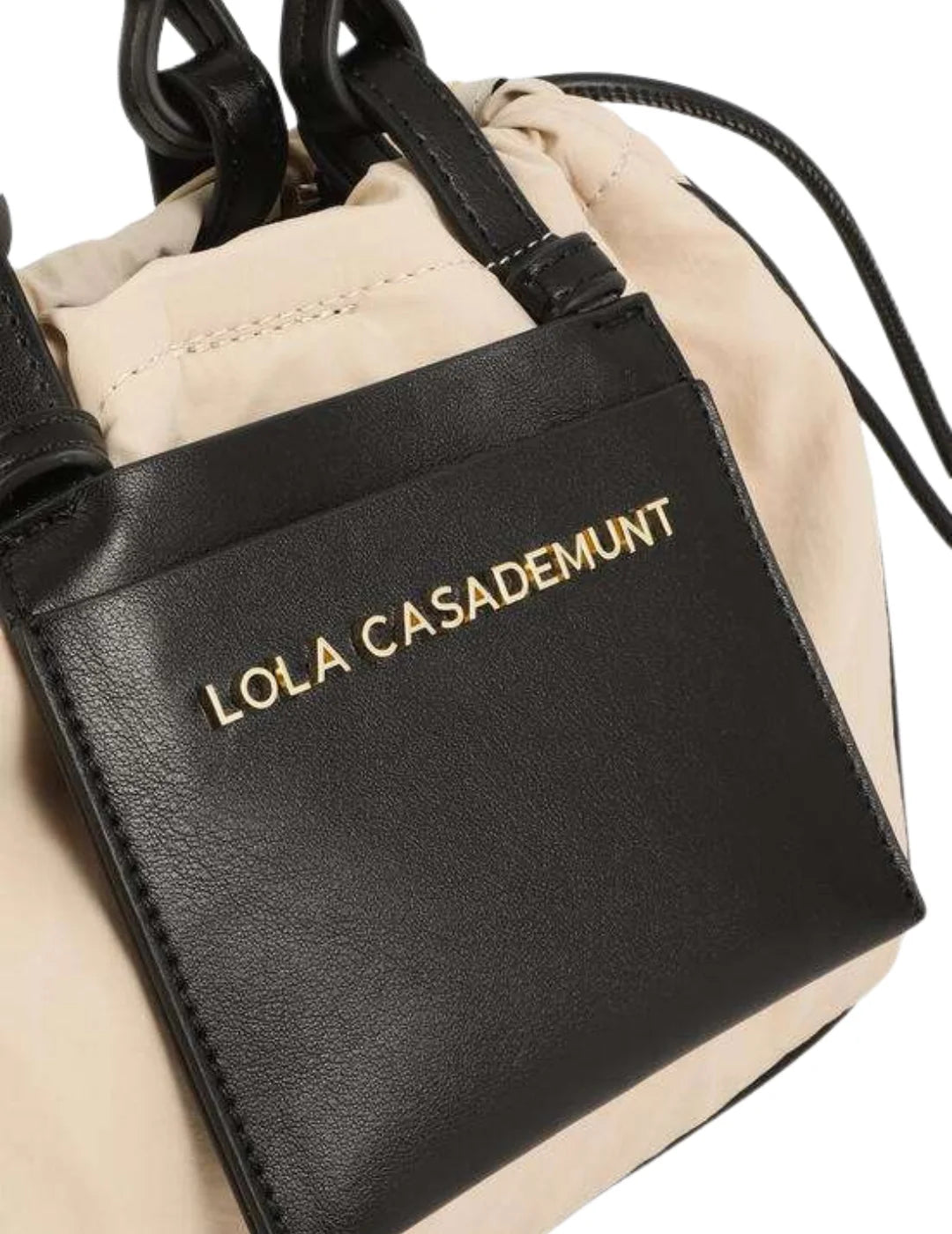 Mini Shopper Lola Casademunt Nylon Crudo | Bicos de Fío