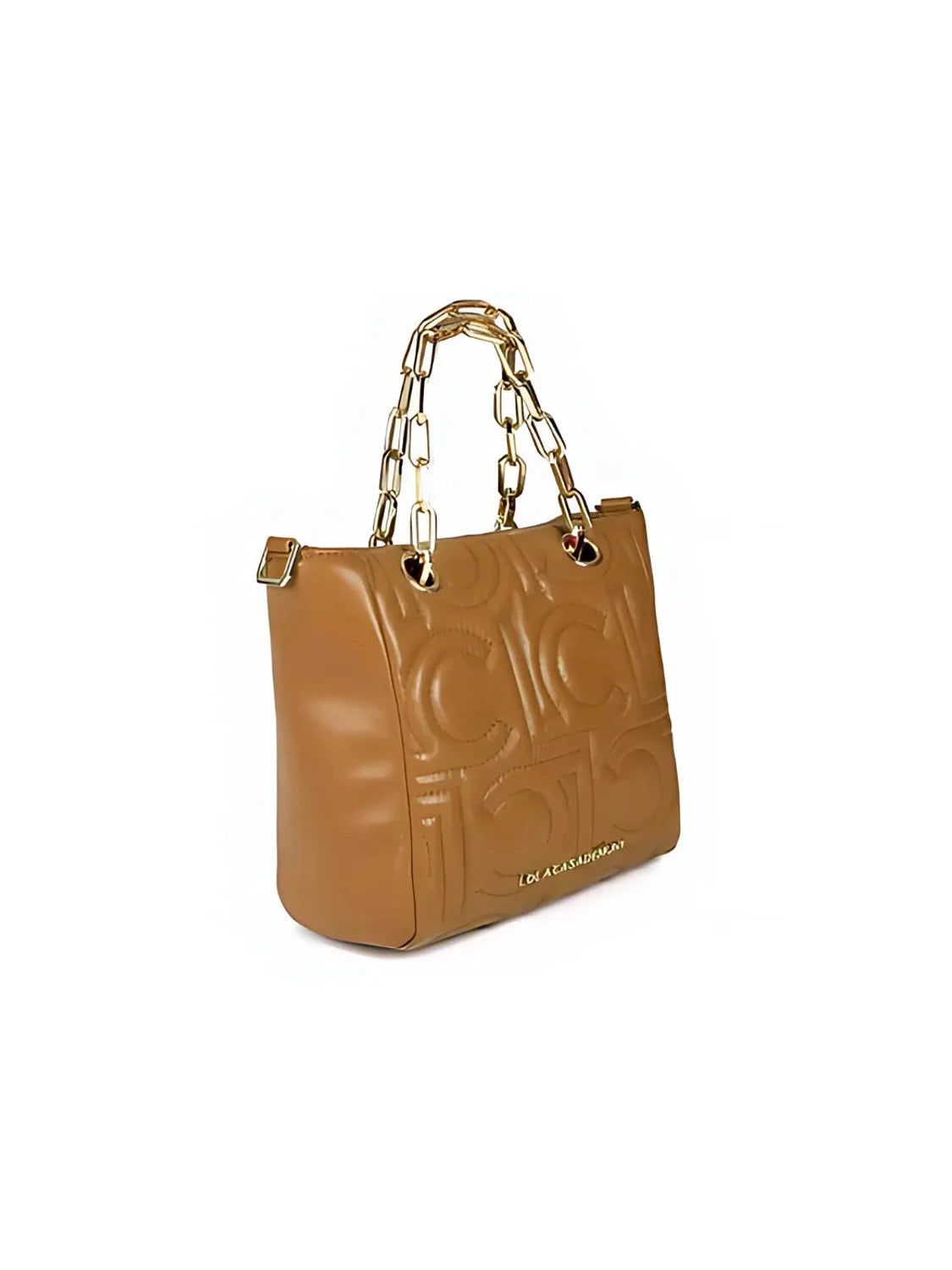 Shopper Lola Casademunt Mix Cadena Camel | Bicos de Fío