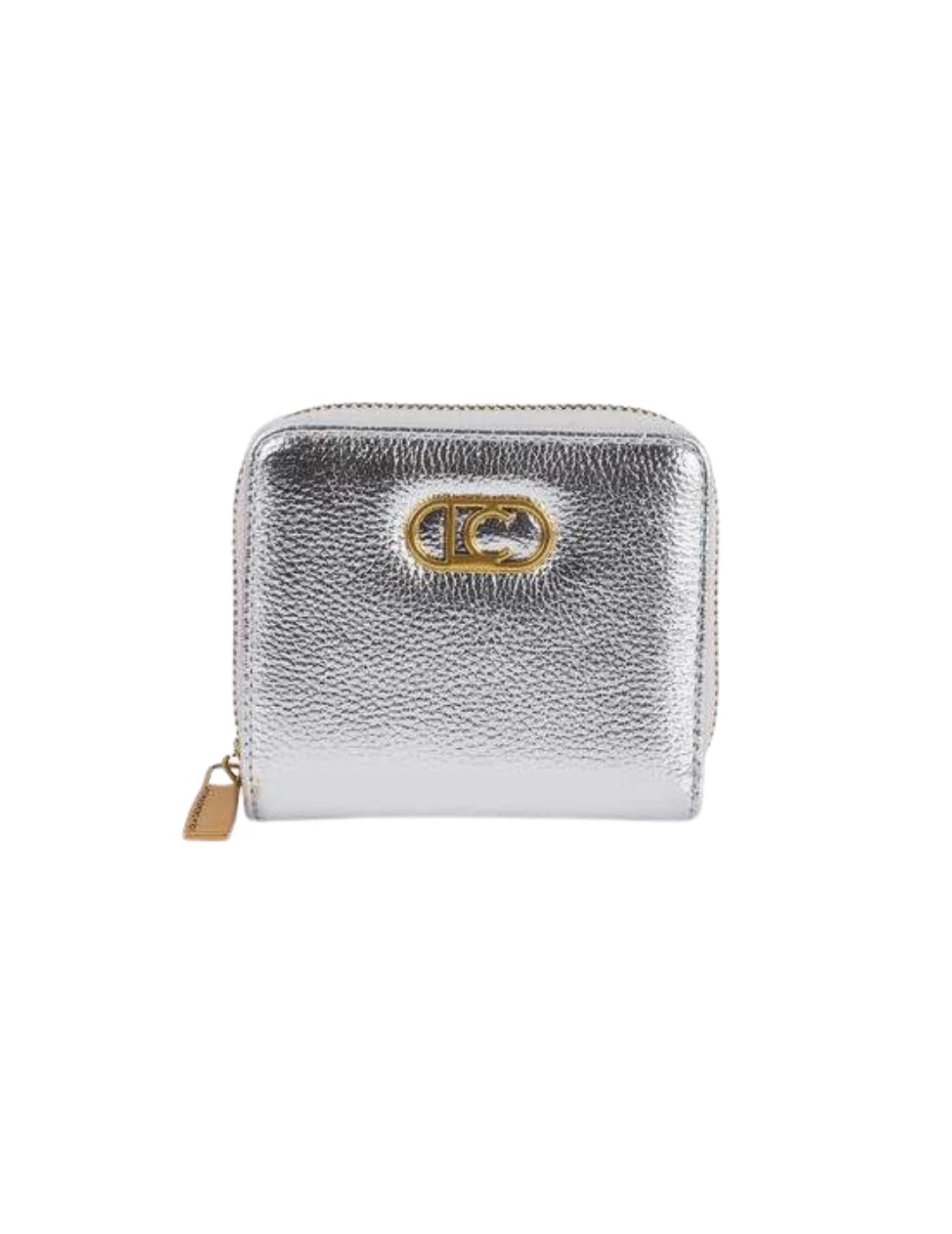 Monedero Metalizado Lola Casademunt Plata | Bicos de Fío