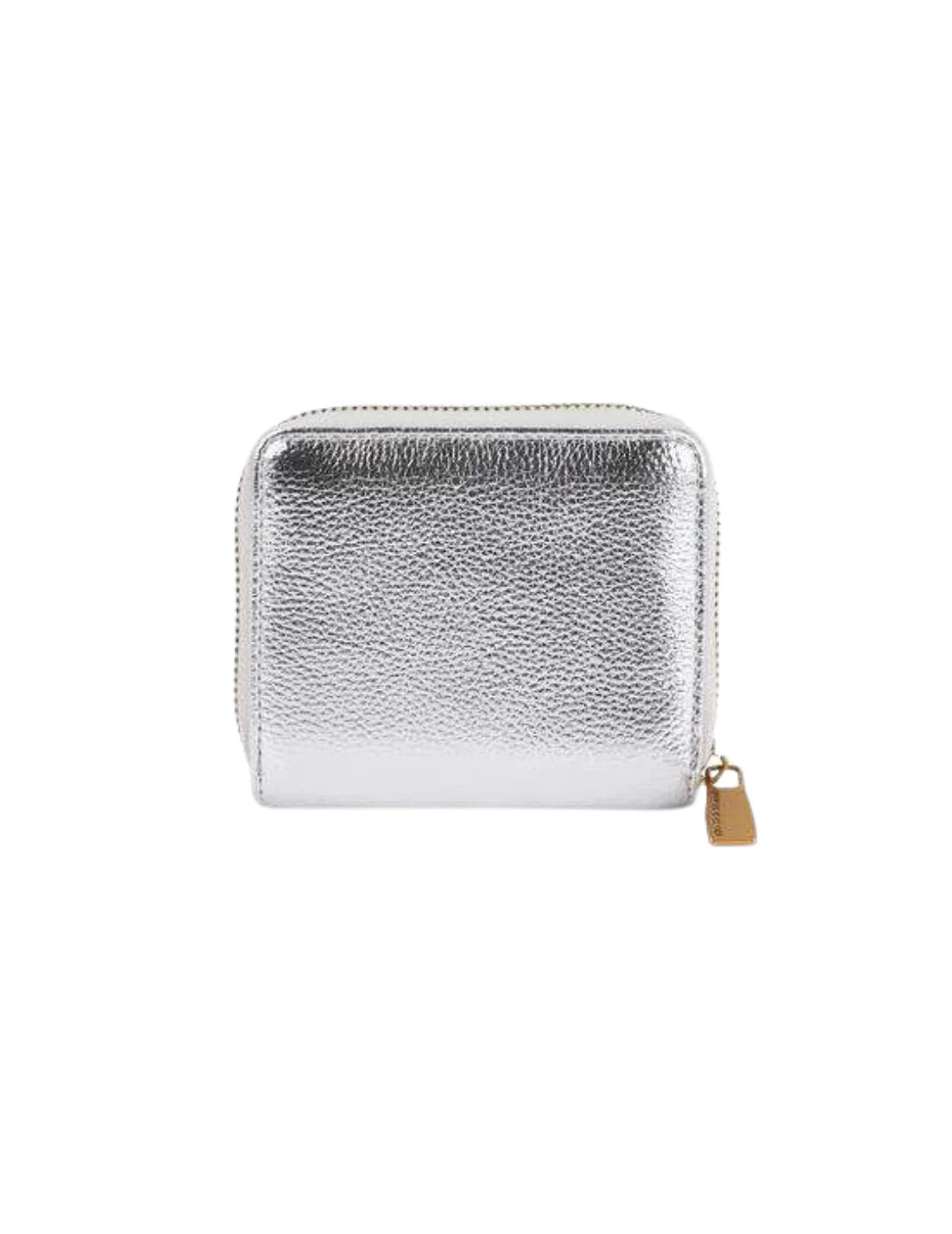 Monedero Metalizado Lola Casademunt Plata | Bicos de Fío