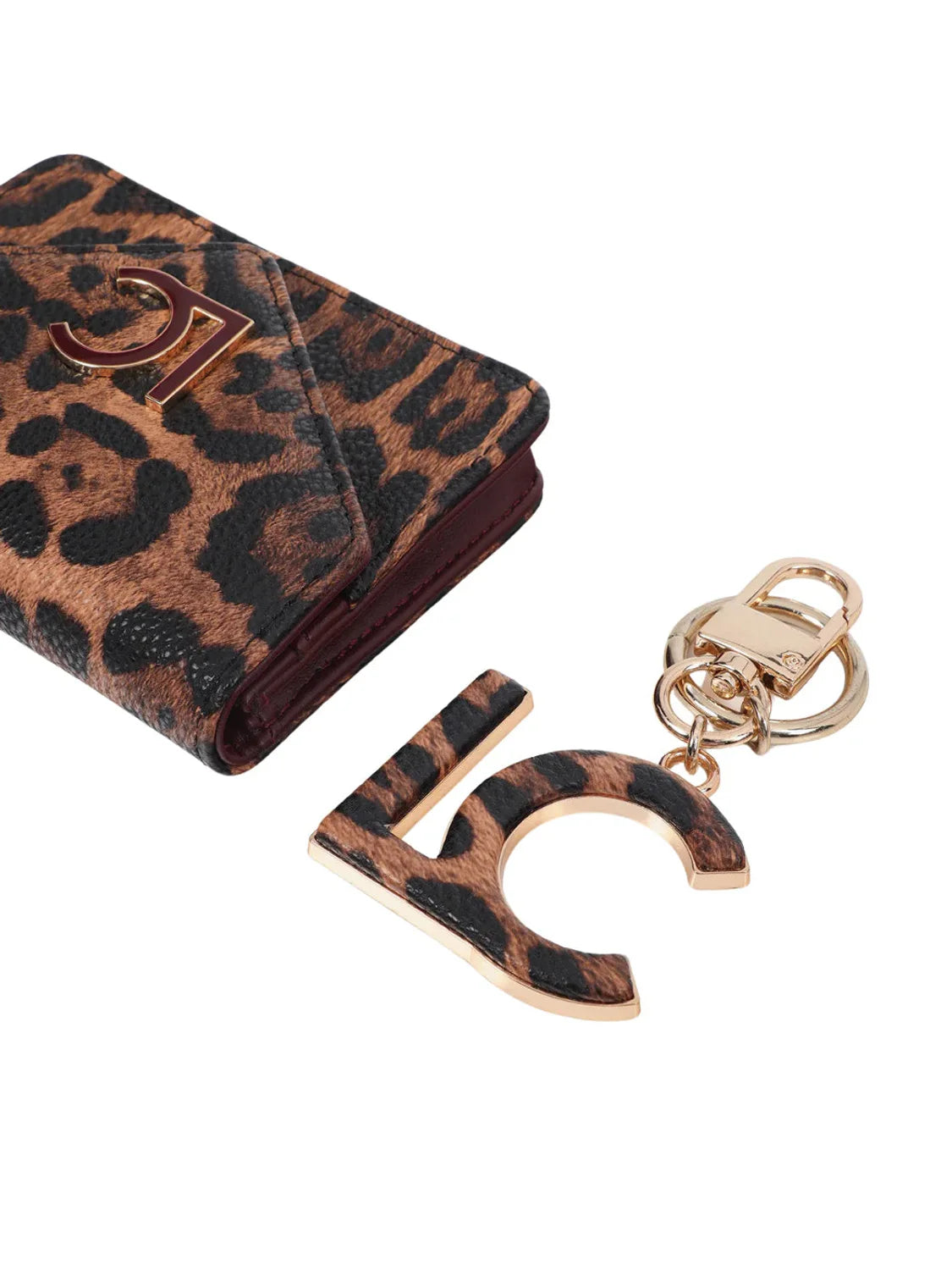 Monedero y Llavero Lola Casademunt Animal Print | Bicos de Fío