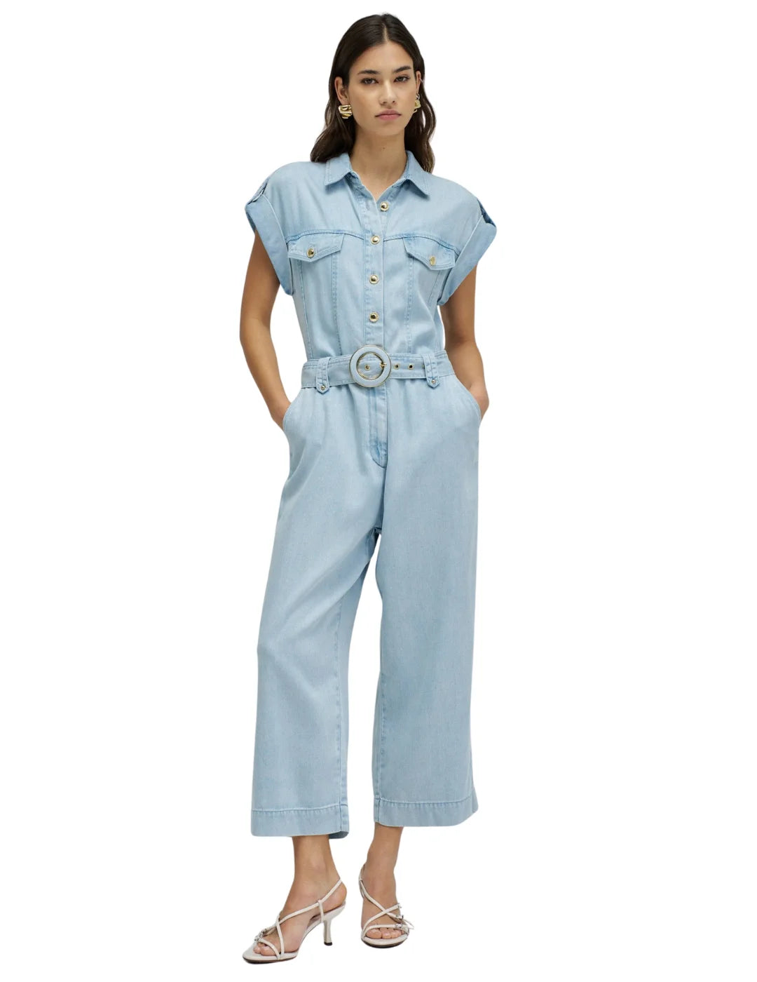 Mono Lightdenim Salsa Jeans Azul | Bicos de Fío