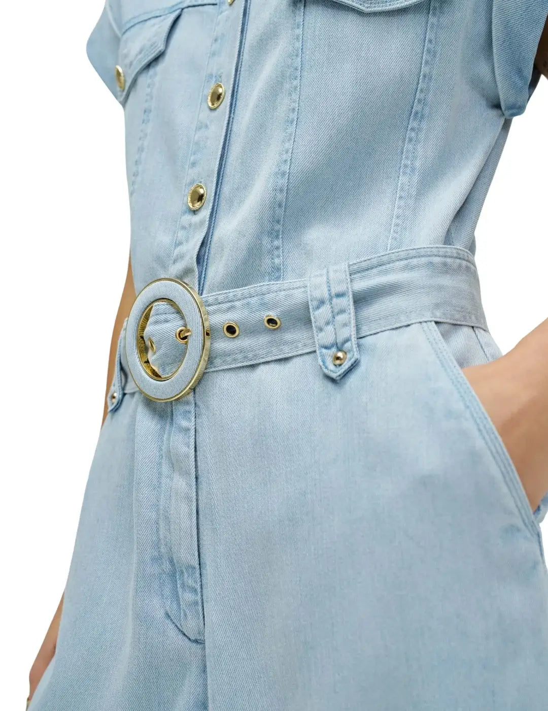 Mono Lightdenim Salsa Jeans Azul | Bicos de Fío