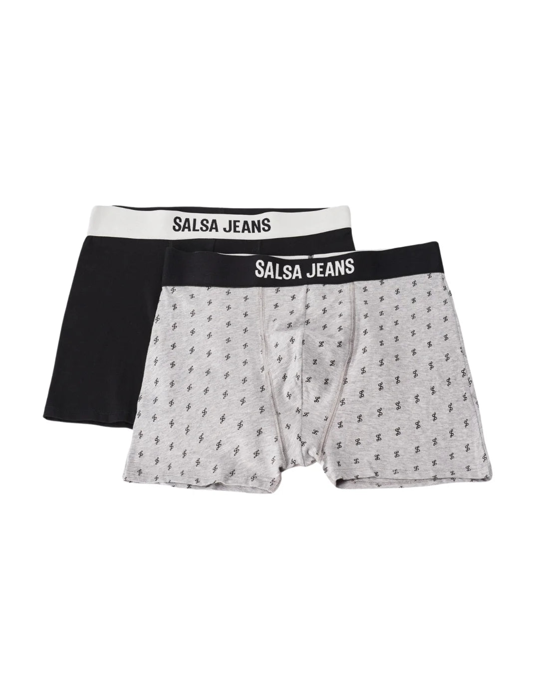 Pack De 2 Boxers Salsa Jeans Gris-Negro | Bicos de Fío