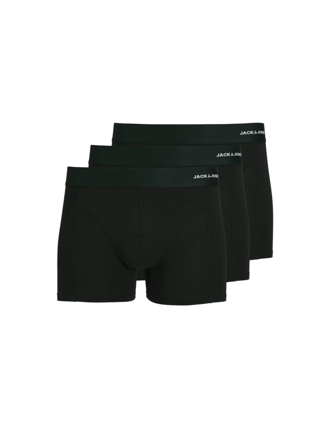 Pack 3 Boxer Jack&Jones Basic Bamboo Negro | Bicos de Fío