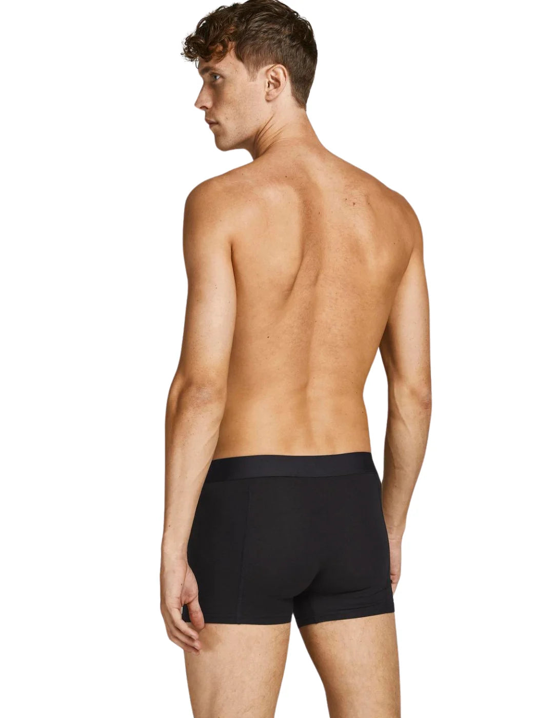 Pack 3 Boxer Jack&Jones Basic Bamboo Negro | Bicos de Fío