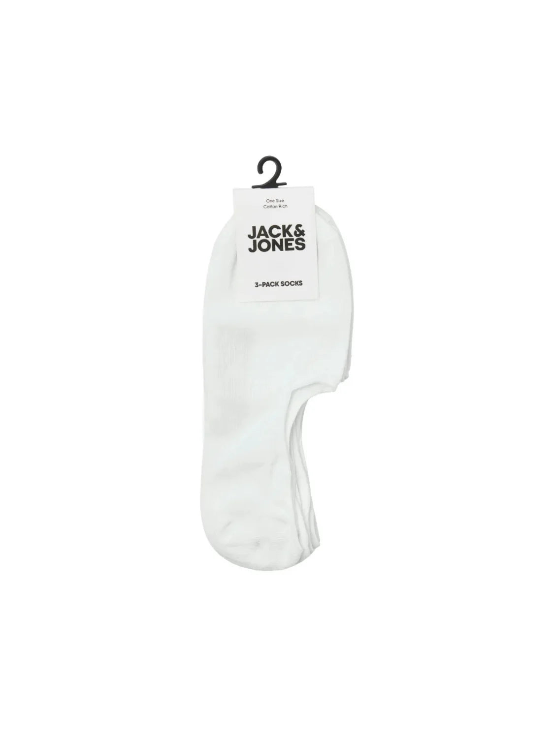 Pack 3 Calcetines Pinkies Jack&Jones Blanco | Bicos de Fío