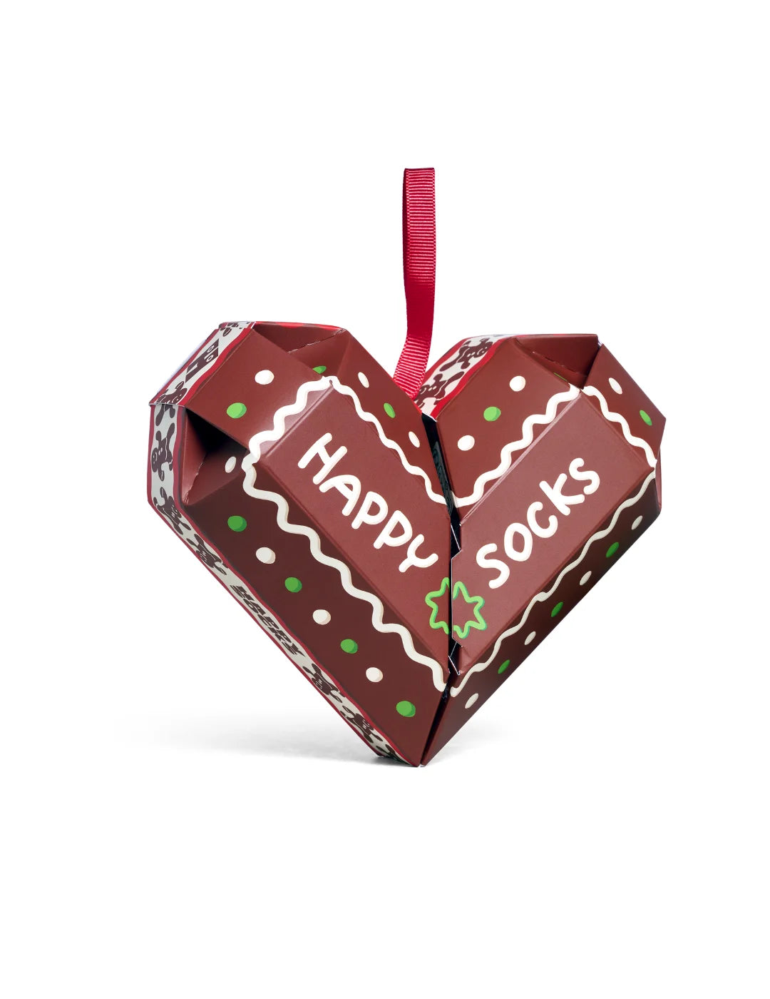 Pack 2 Calcetines Happy Socks Gingerbread Heart | Bicos de Fío