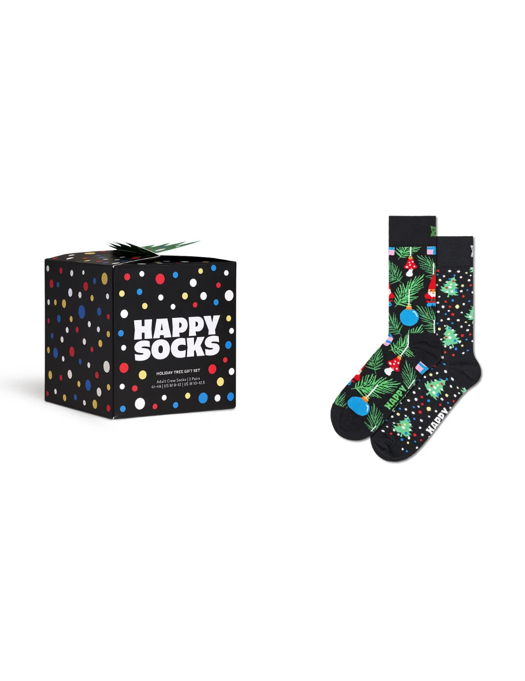Pack 2 Calcetines Happy Socks Holiday Tree | Bicos de Fío