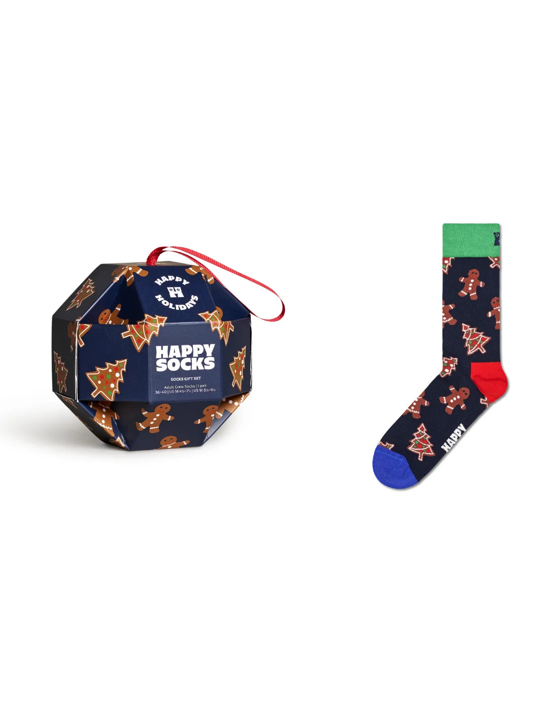 Pack Regalo Calcetines Happy Socks Gingerbread Cookies | Bicos de Fío