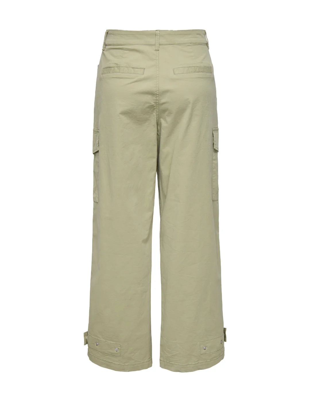 Pantalón Cargo Ancho ONLY Liana Verde | Bicos de Fío