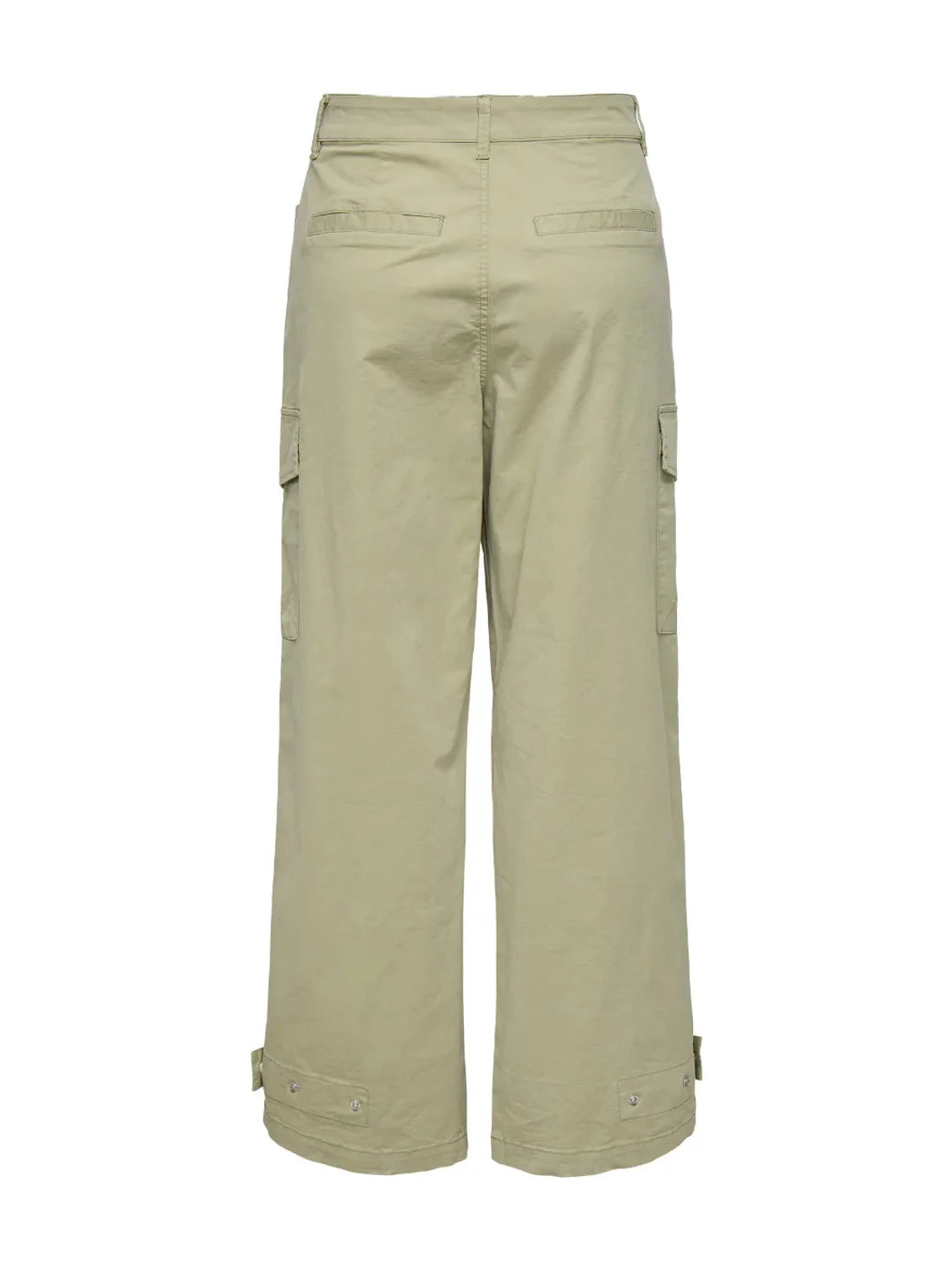 Pantalón Cargo Ancho ONLY Liana Verde | Bicos de Fío