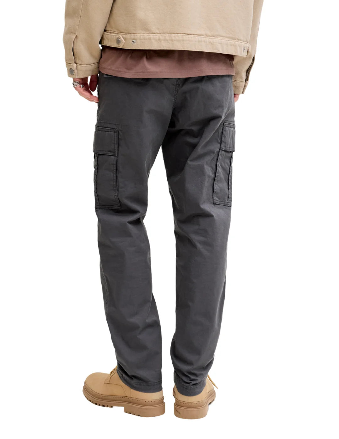 Pantalón Cargo Jack&Jones Kane Frank Asphalt | Bicos de Fío