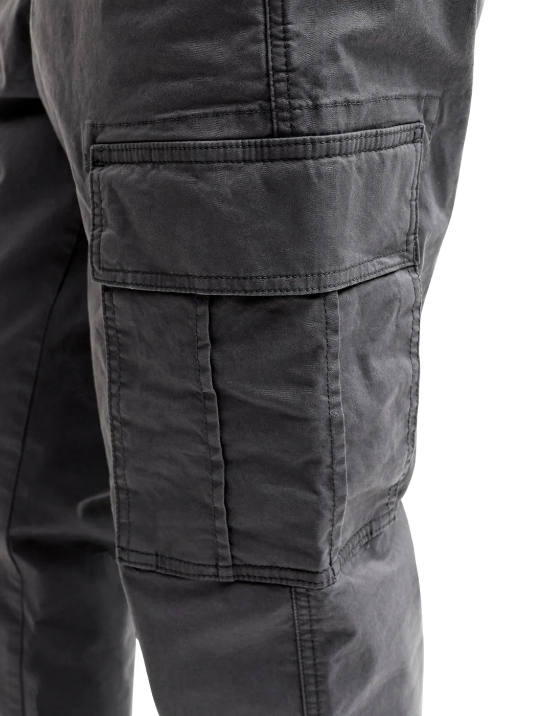 Pantalón Cargo Jack&Jones Kane Frank Asphalt | Bicos de Fío