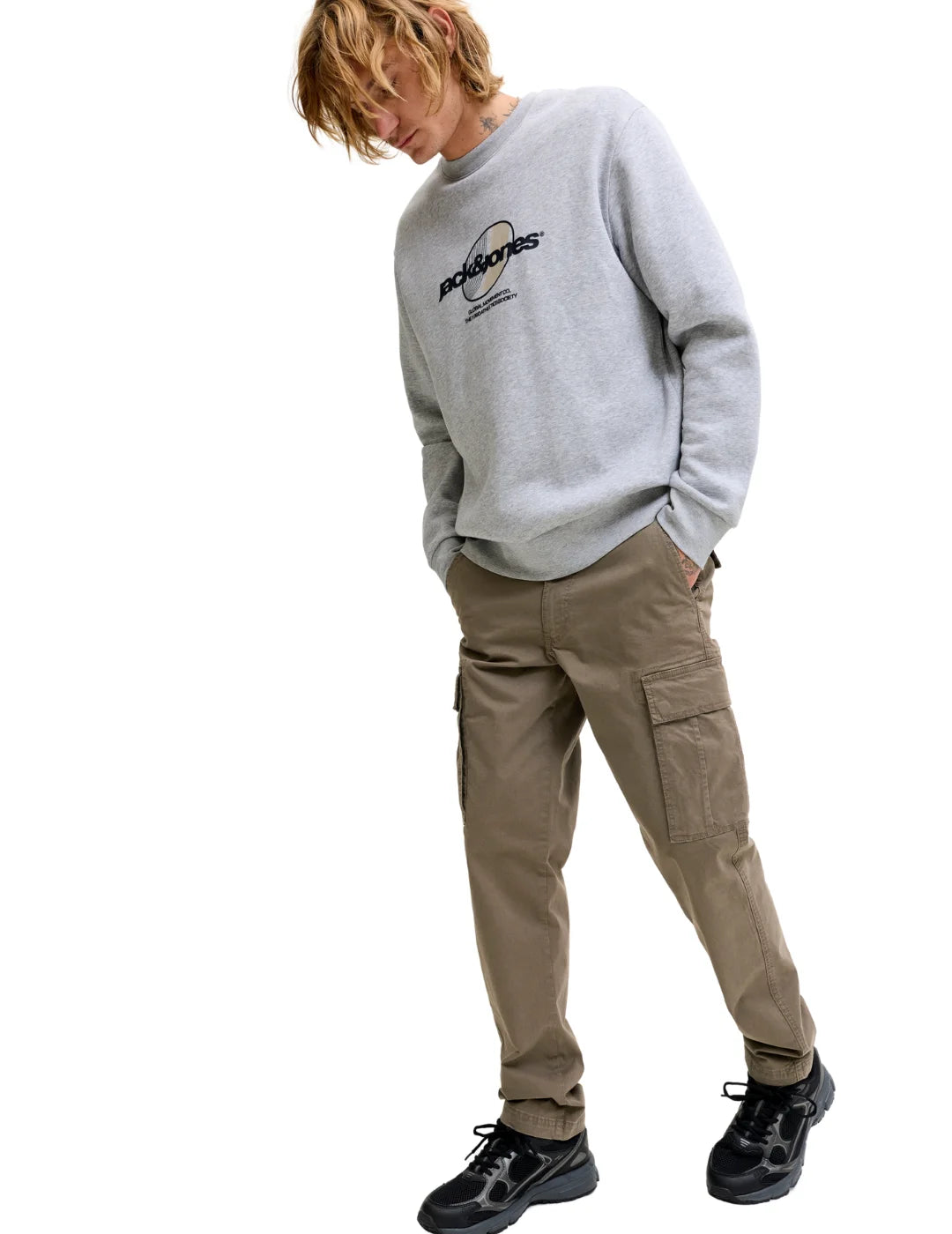 Pantalón Cargo Jack&Jones Kane Frank Crocodile | Bicos de Fío
