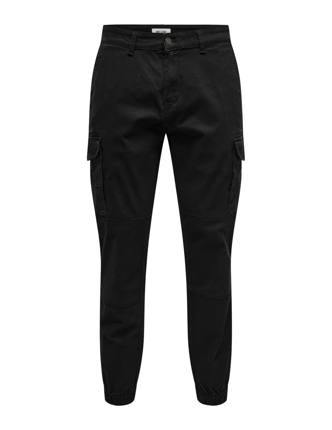 Pantalón Cargo ONLY & SONS Carter Negro | Bicos de Fío