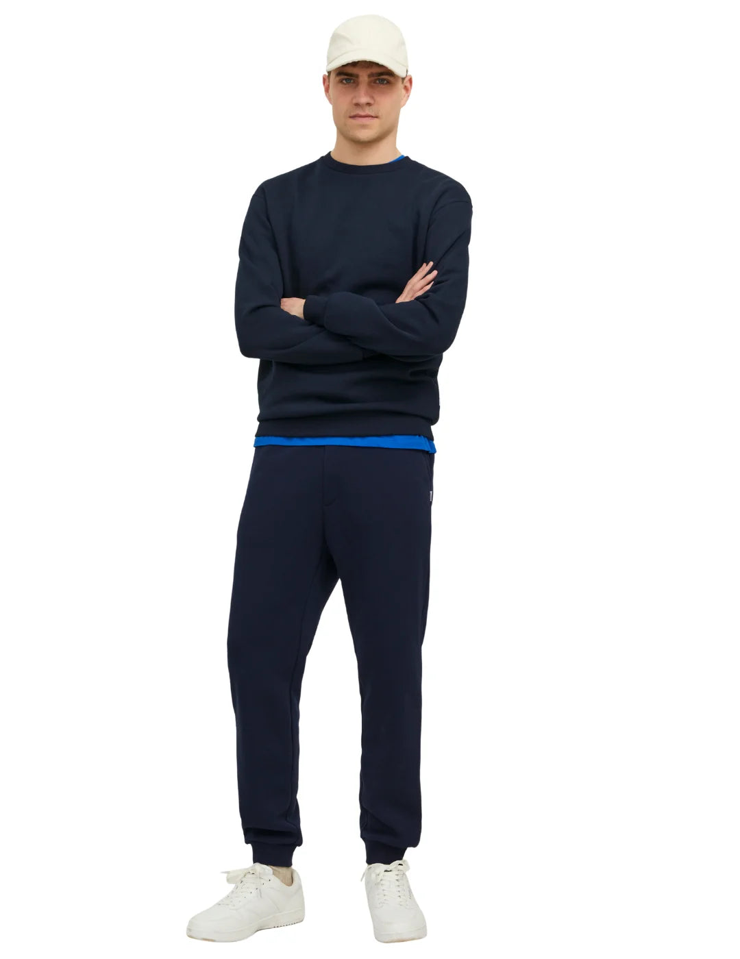 Pantalón Chándal Jack&Jones Gordon Azul Marino | Bicos de Fío