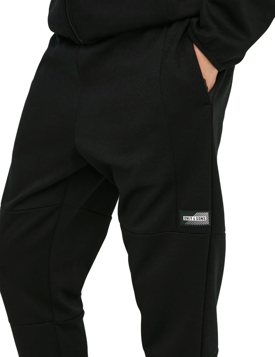 Pantalón Chándal ONLY&SONS Liam Negro | Bicos de Fío