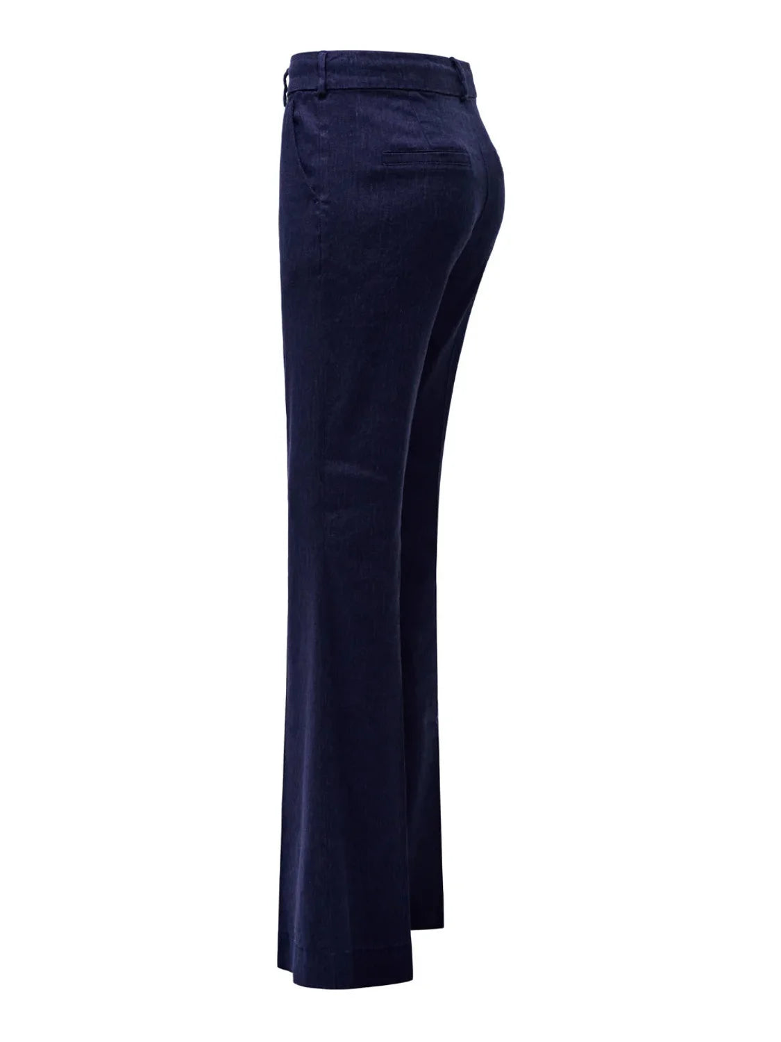 Pantalón Chino Flare Lino Salsa Jeans Azul Oscuro | Bicos de Fío