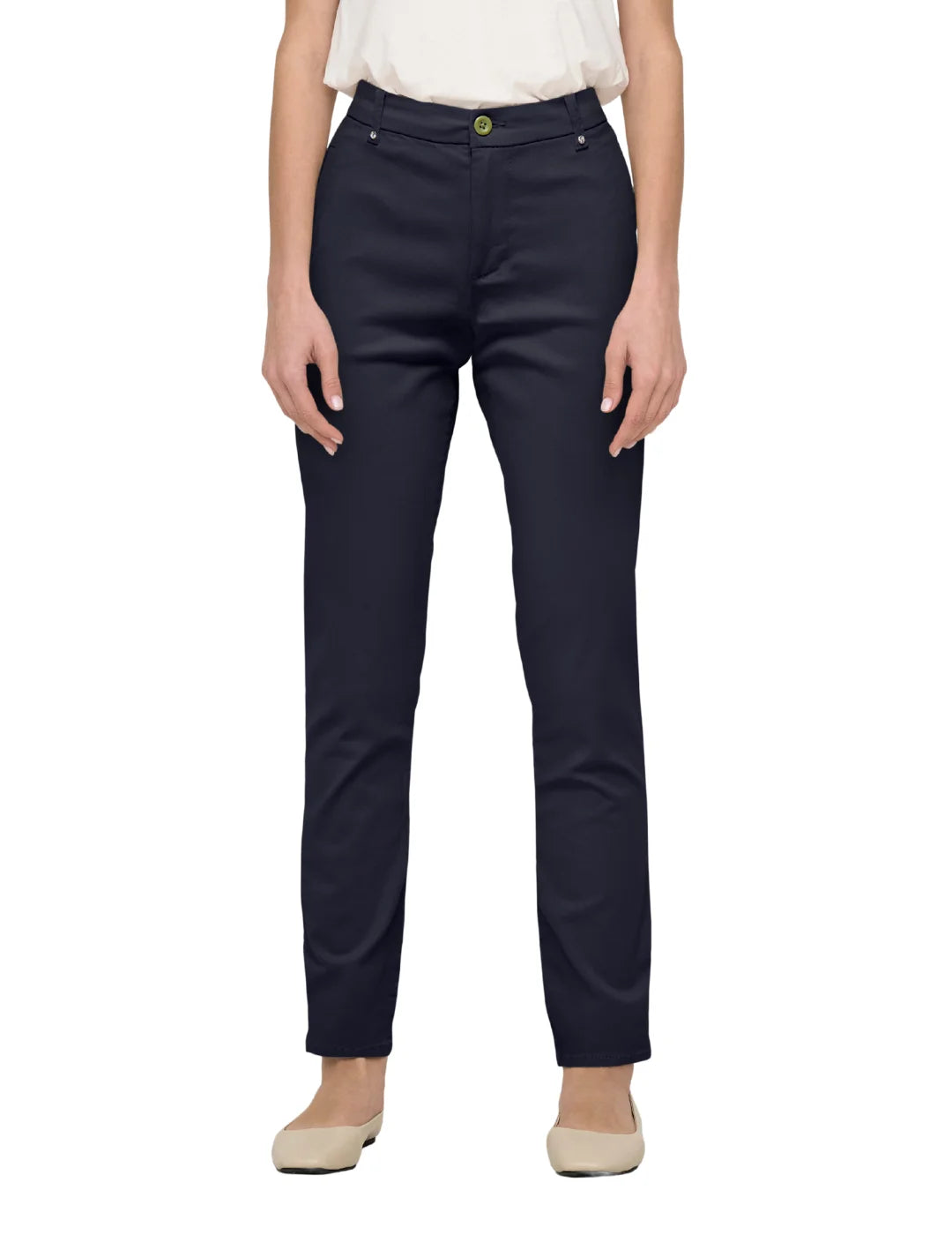 Pantalón Chino ONLY Sura Azul Marino | Bicos de Fío