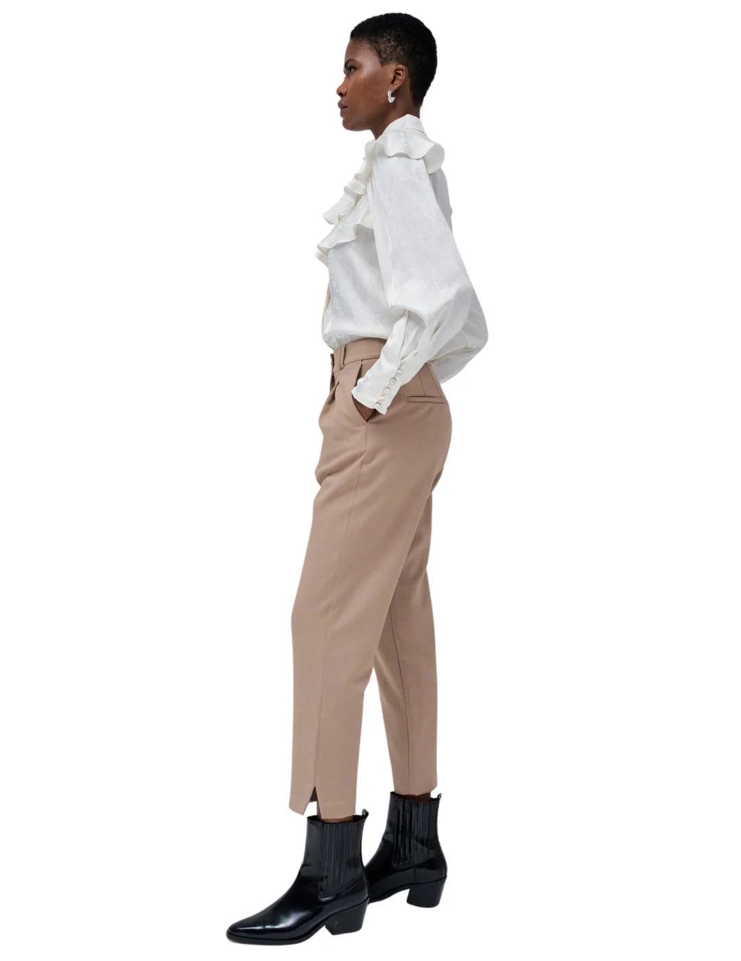 Pantalón Chino Slim Salsa Jeans Tela Beige | Bicos de Fío