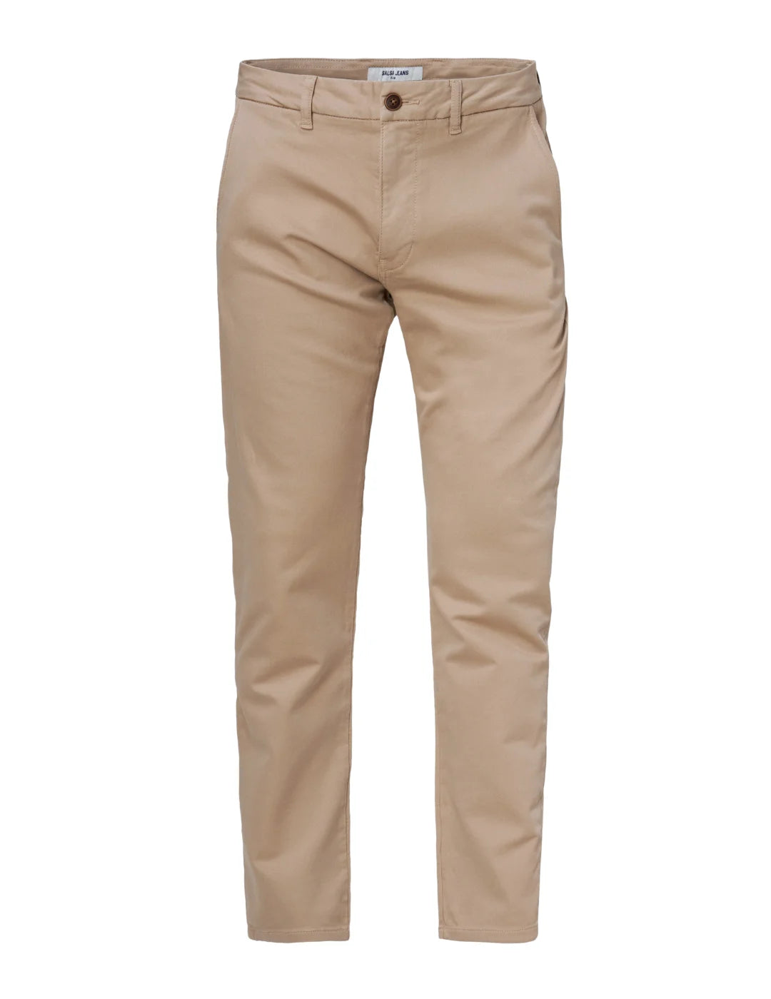 Pantalón Chino Slim Salsa Jeans S-Activ Beige | Bicos de Fío