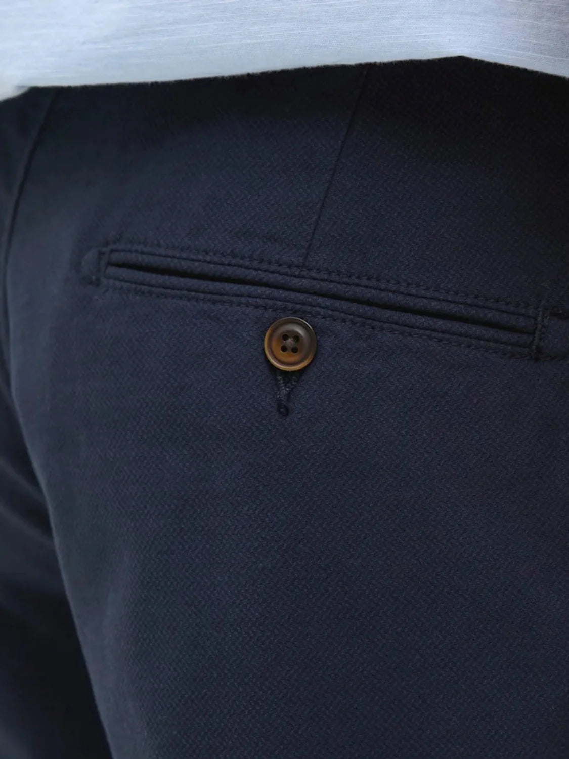 Pantalón Corto Chino Jack&Jones Fury Azul Marino | Bicos de Fío