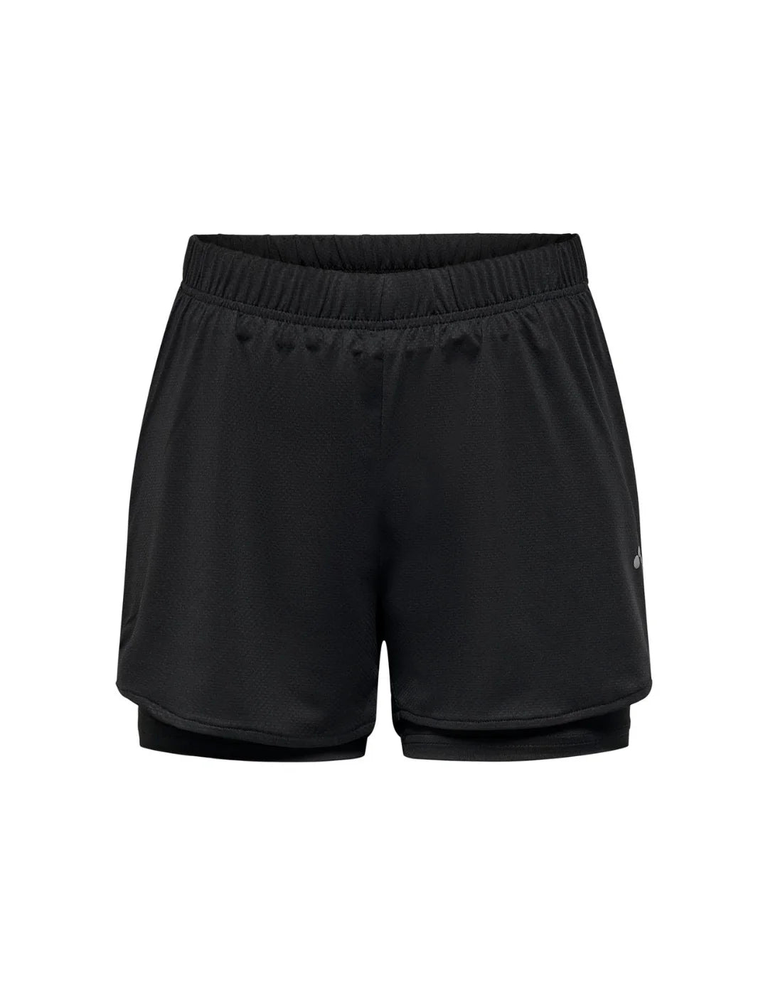 Pantalón Corto ONLY PLAY Mila Negro - Bicos de Fío