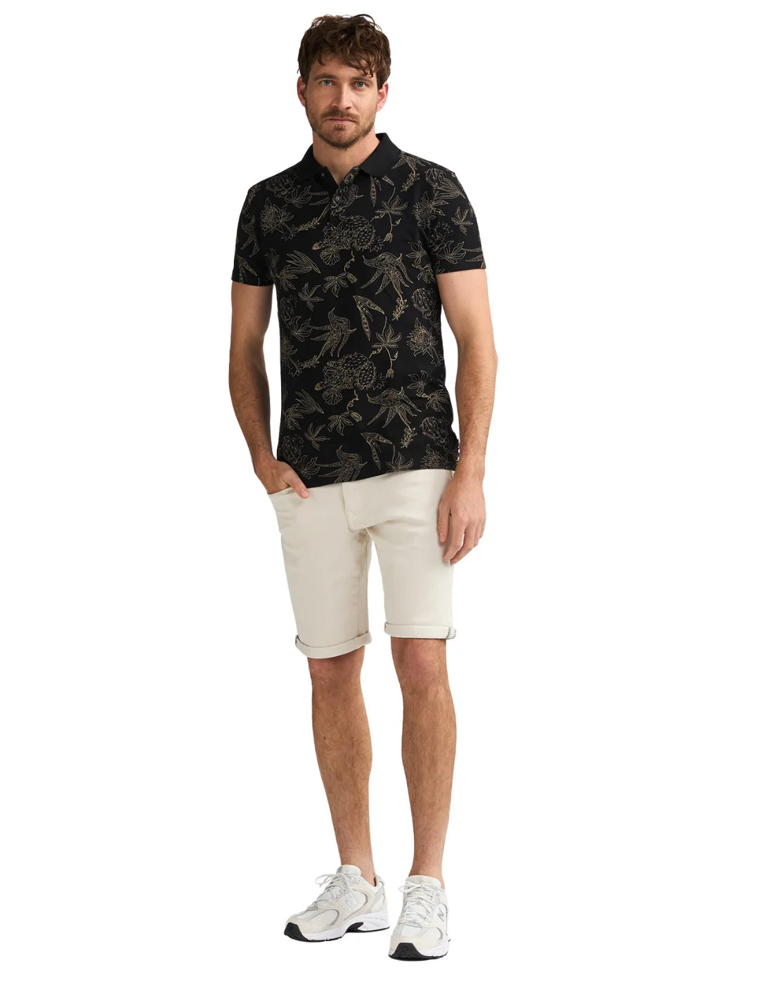 Pantalón Corto Petrol Industries Jackson Coconut Beige | Bicos de Fío