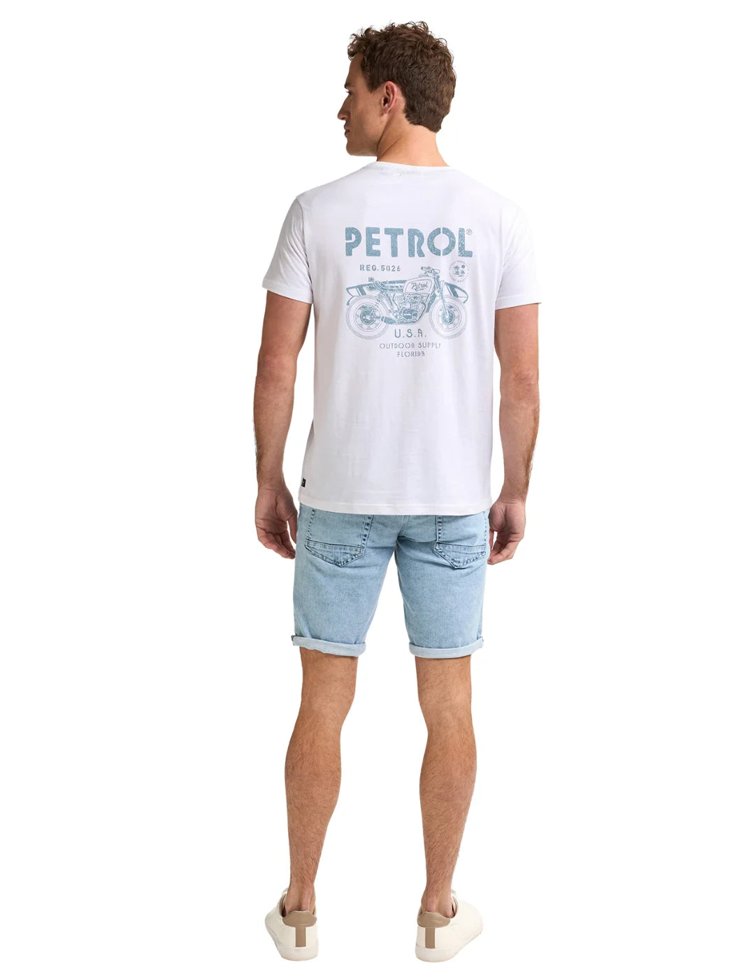 Pantalón Corto Vaquero Petrol Industries Bassano Azul | Bicos de Fío