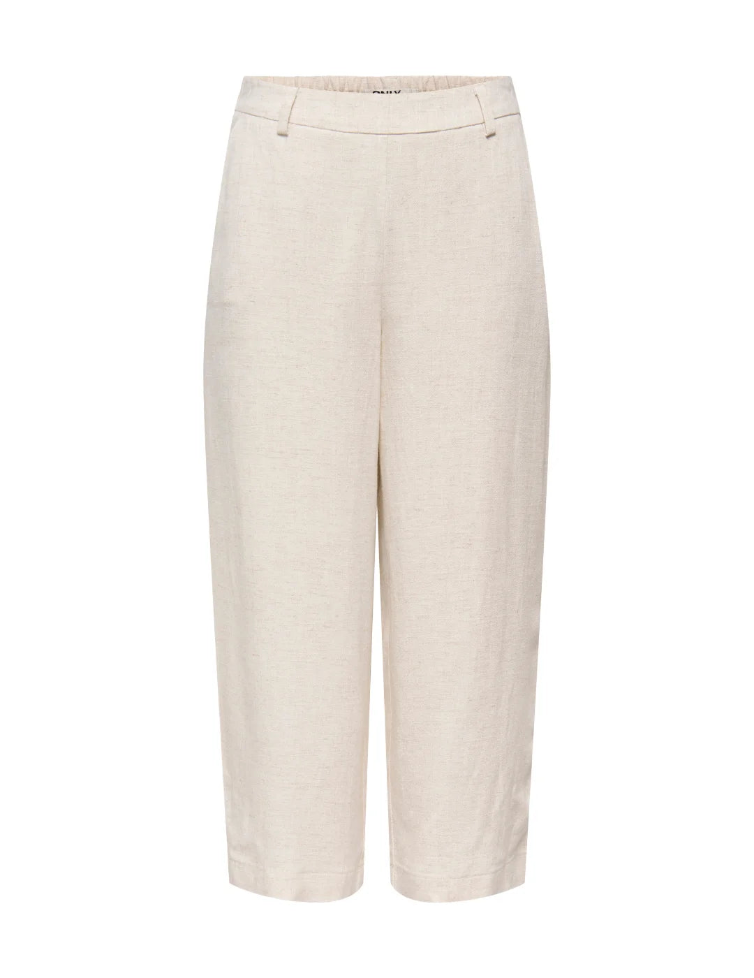Pantalón Culot Lino ONLY Siesta Crudo | Bicos de Fío