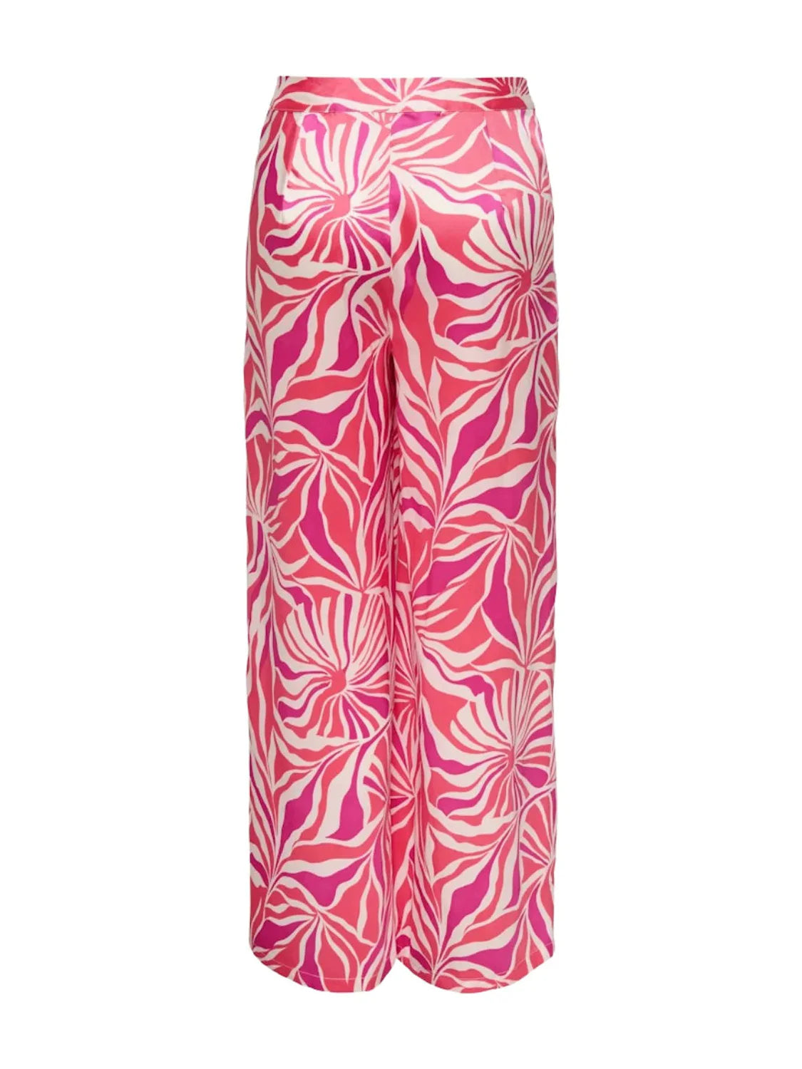 Pantalón Fluido Estampado ONLY Paula Rosa - Bicos de Fío