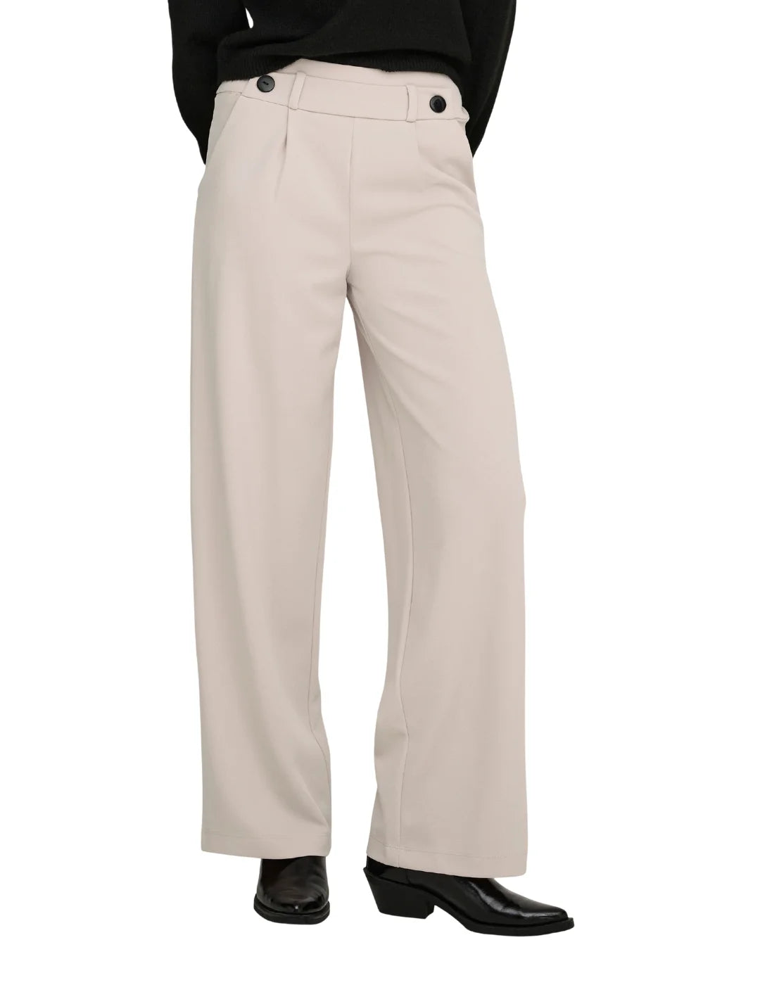 Pantalón Ancho JDY Geggo Chateau Gray | Bicos de Fío