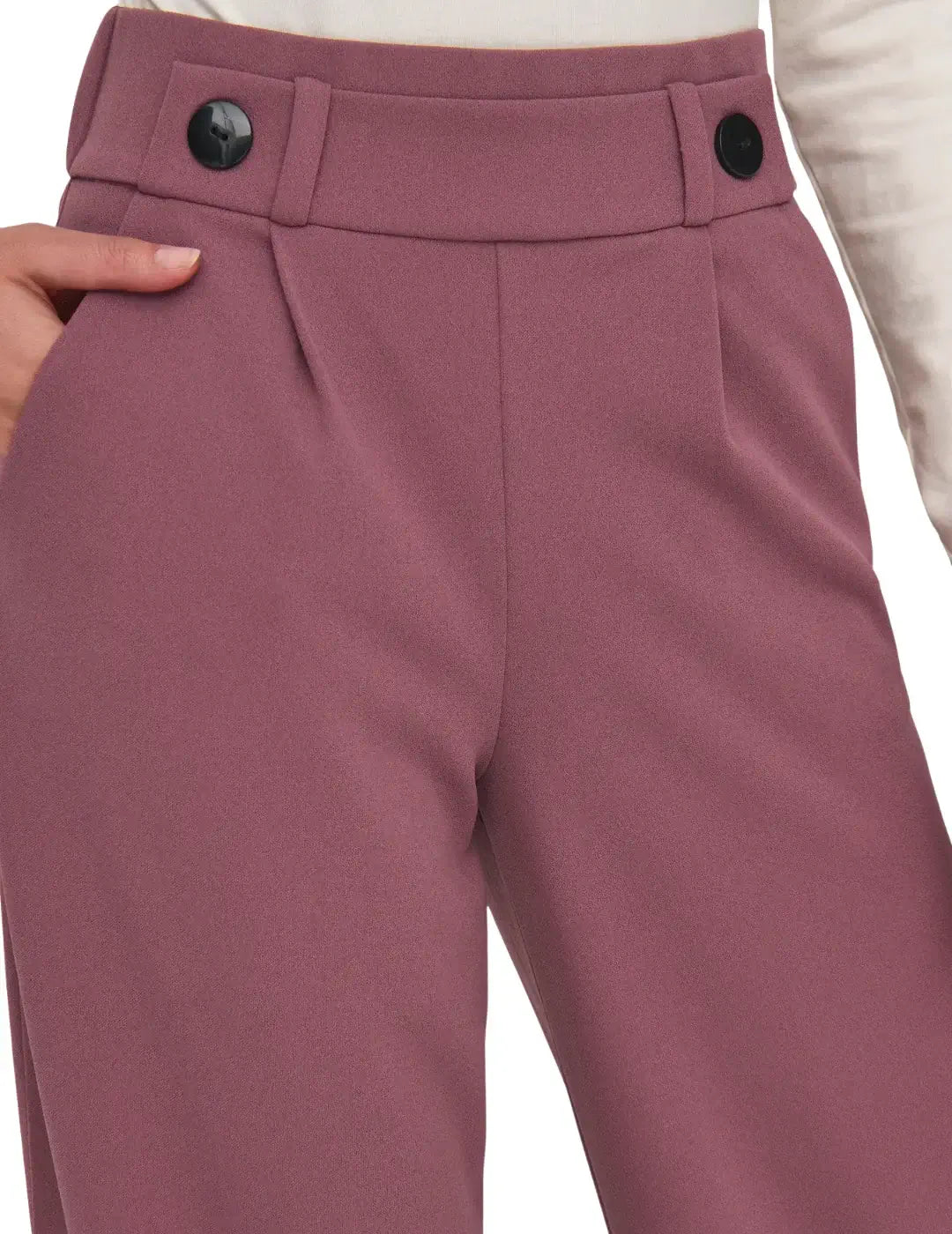 Pantalón Ancho JDY Geggo Rose Brown | Bicos de Fío