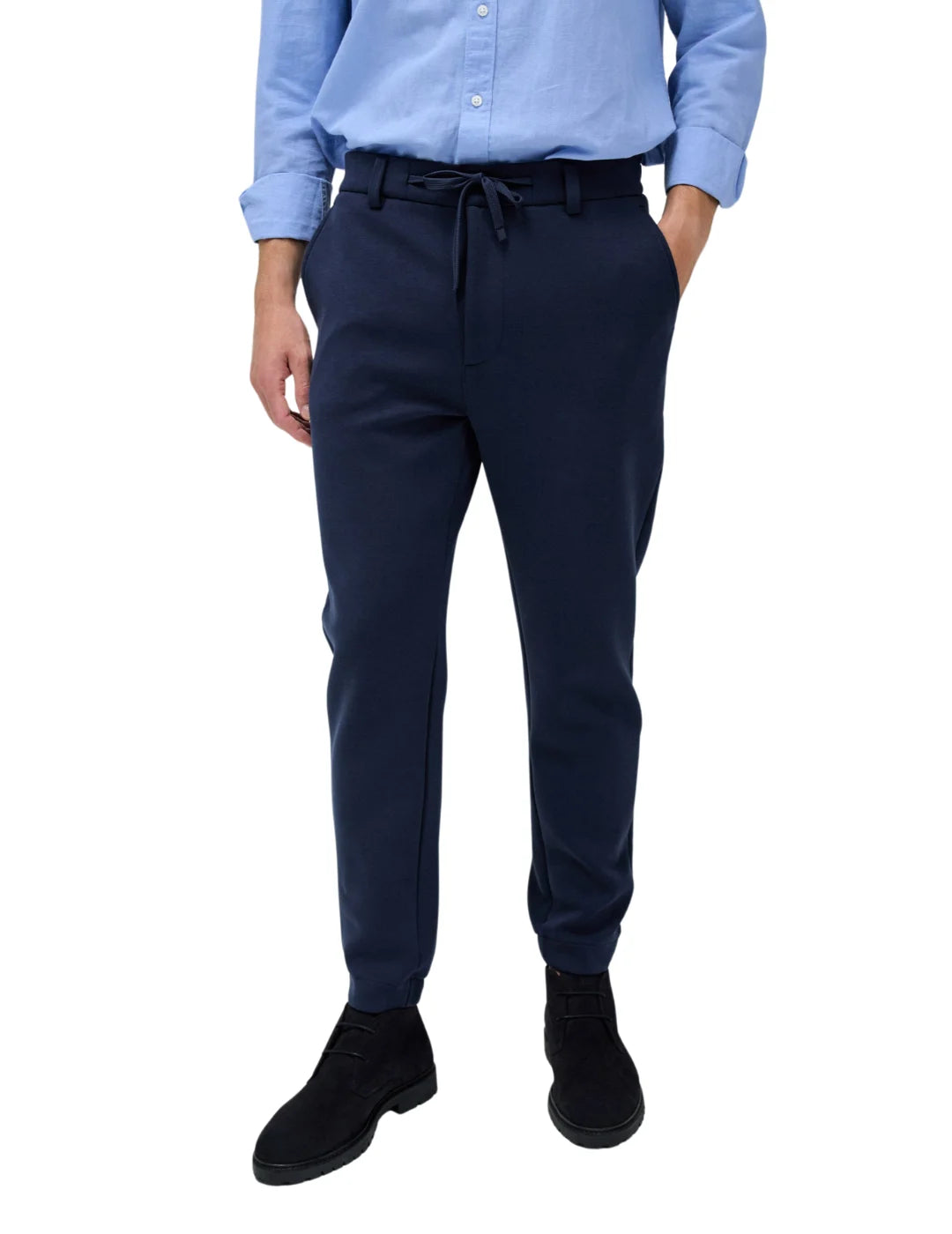 Pantalón Jogger Salsa Jeans Azul Marino | Bicos de Fío