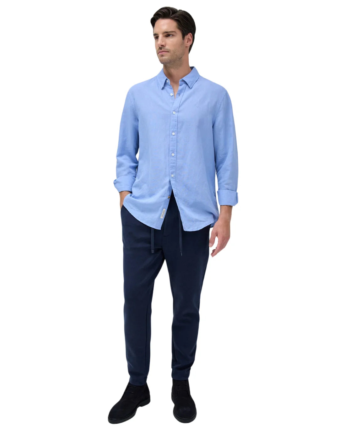 Pantalón Jogger Salsa Jeans Azul Marino | Bicos de Fío