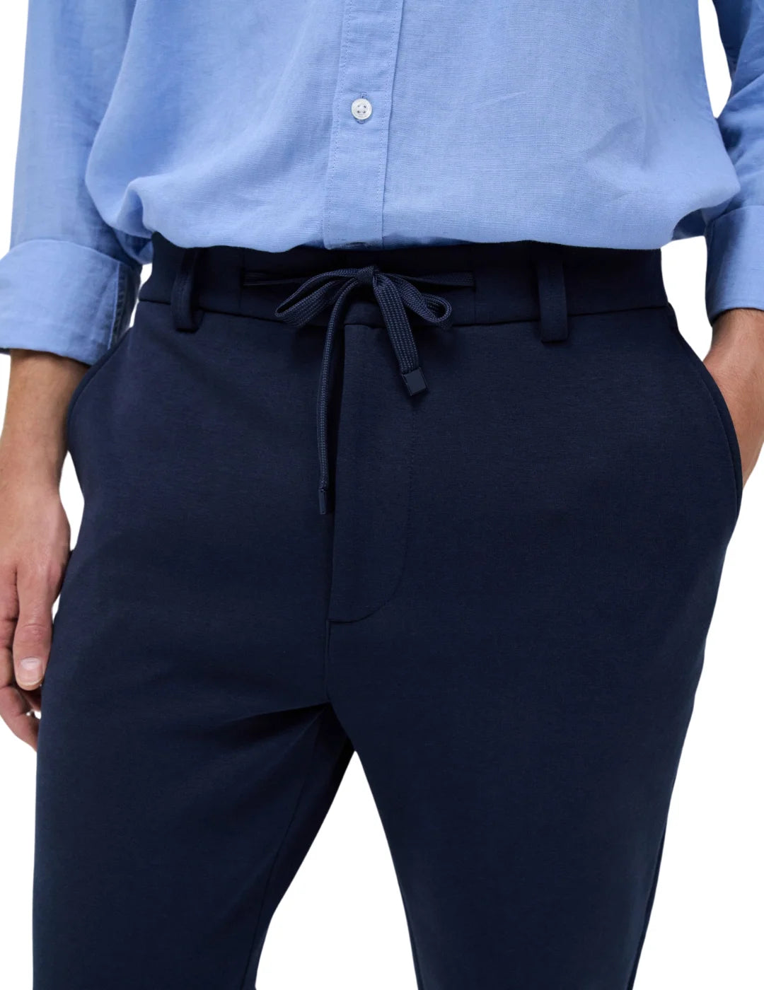 Pantalón Jogger Salsa Jeans Azul Marino | Bicos de Fío