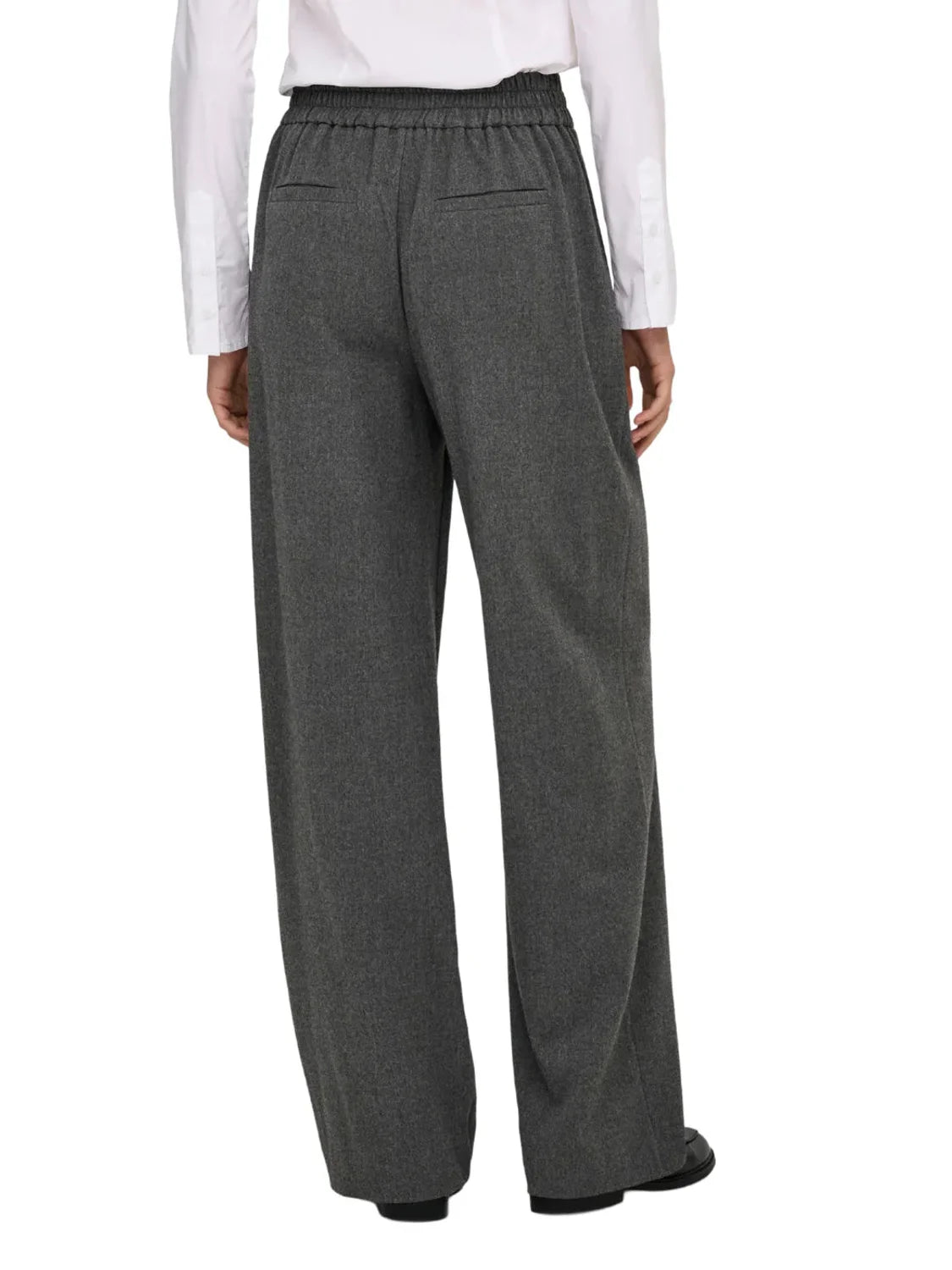 Pantalón Ancho ONLY Gia Gris | Bicos de Fío