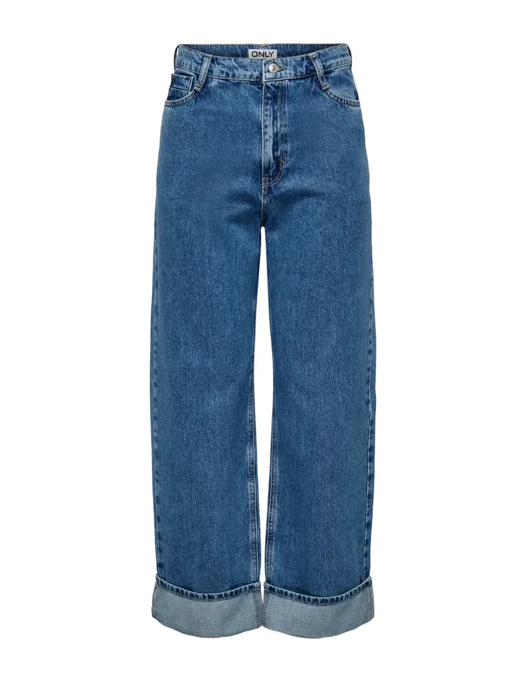 Pantalón Pierna Ancha ONLY Onlhope Azul | Bicos de Fío