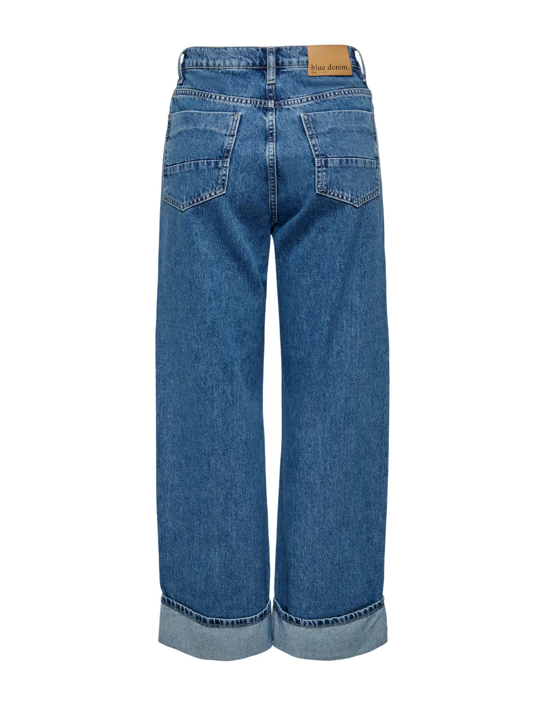 Pantalón Pierna Ancha ONLY Onlhope Azul | Bicos de Fío