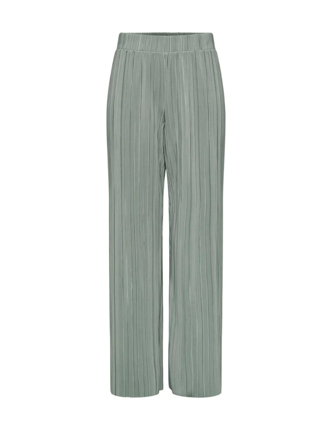 Pantalón Plisado ONLY Ravenna Verde Agave | Bicos de Fío