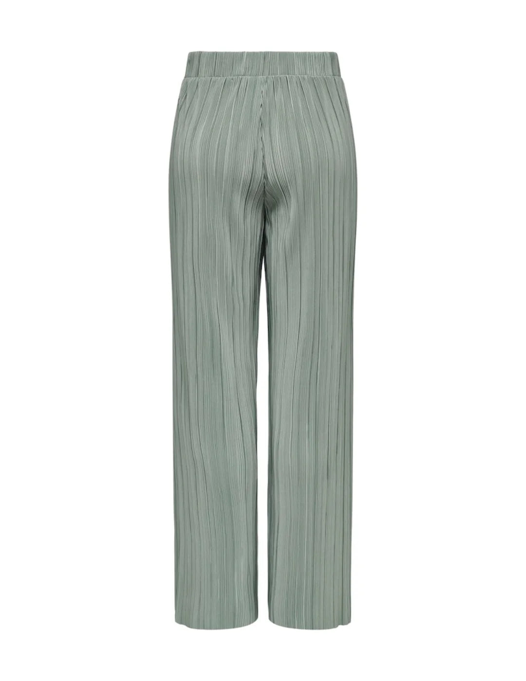 Pantalón Plisado ONLY Ravenna Verde Agave | Bicos de Fío