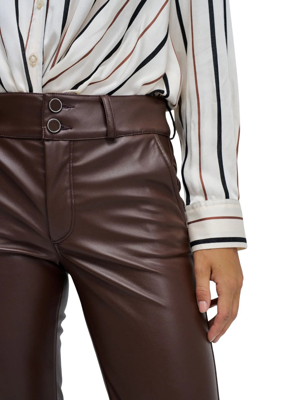 Chino Secret Push In Flare Salsa Jeans Marrón | Bicos de Fío