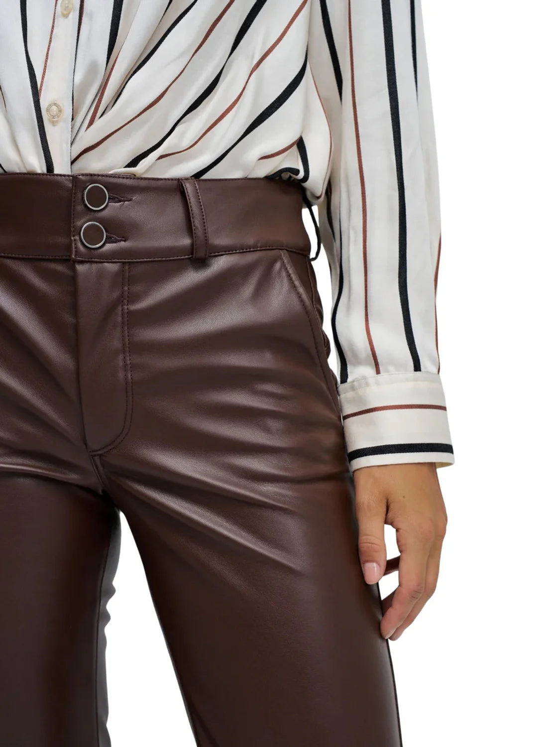 Chino Secret Push In Flare Salsa Jeans Marrón | Bicos de Fío