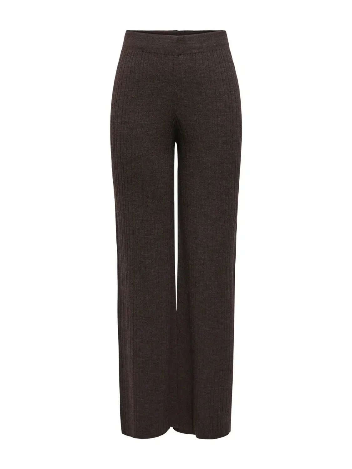 Pantalón Punto ONLY Thea Chocolate | Bicos de Fío