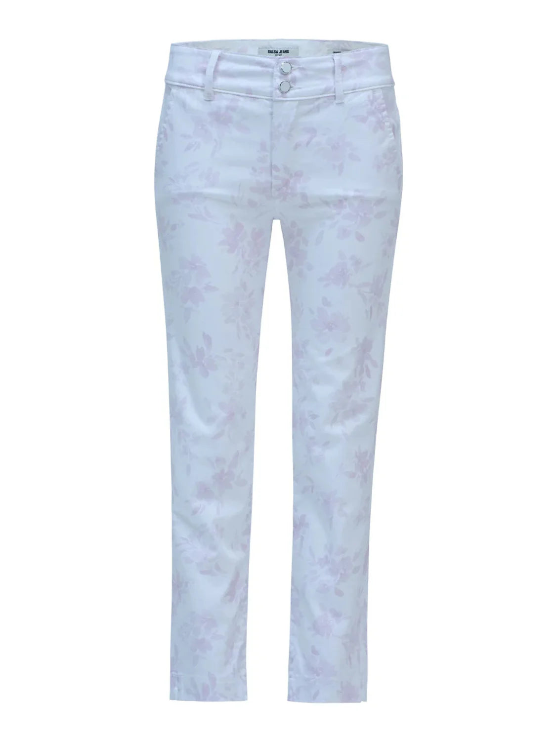 Pantalón Chino Secret Salsa Jeans Print Flores | Bicos de Fío