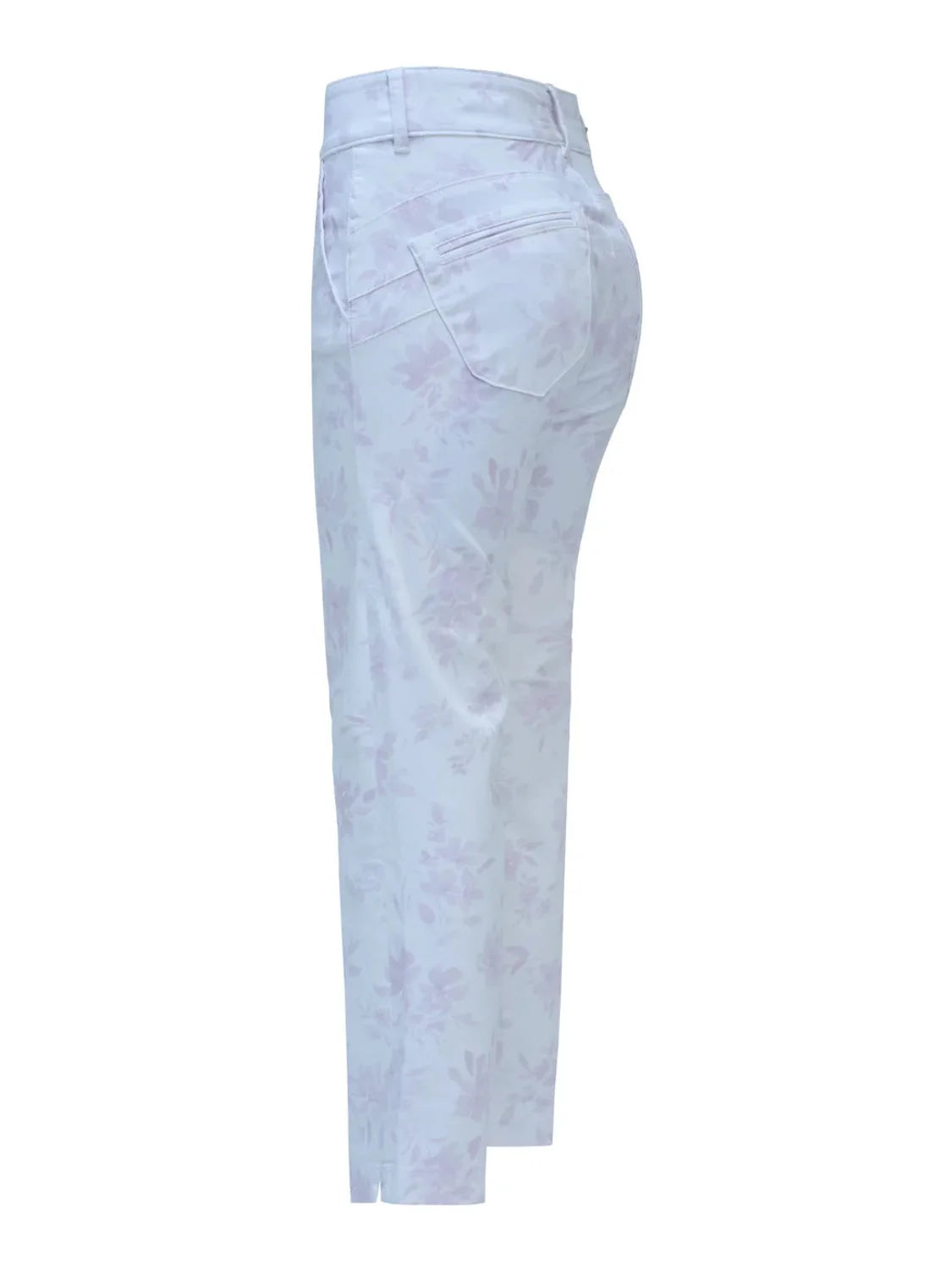 Pantalón Chino Secret Salsa Jeans Print Flores | Bicos de Fío