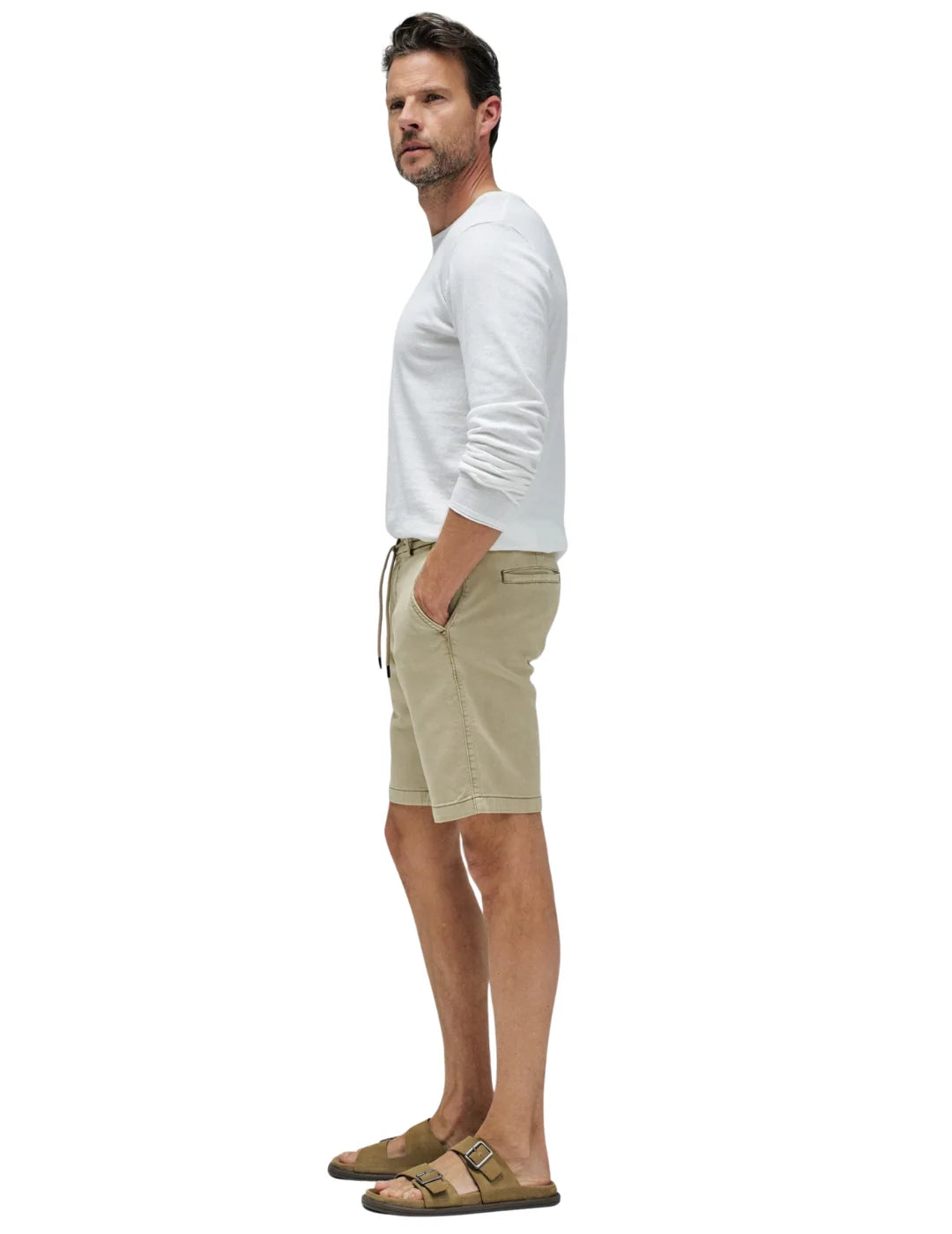 Pantalón Corto Salsa Jeans S-Activ Beige | Bicos de Fío