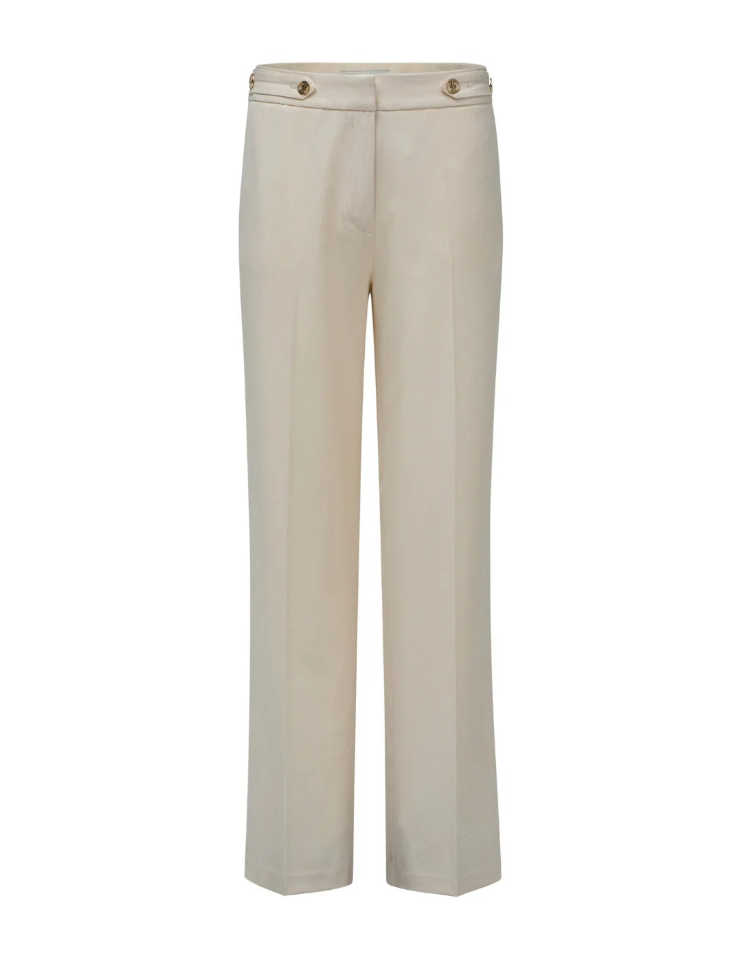 Pantalones Tela Straight Salsa Jeans Beige | Bicos de Fío