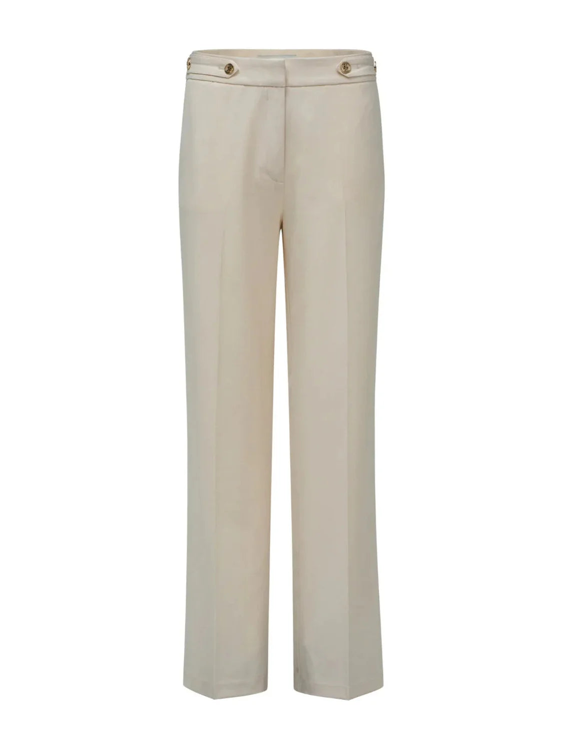 Pantalones Tela Straight Salsa Jeans Beige | Bicos de Fío